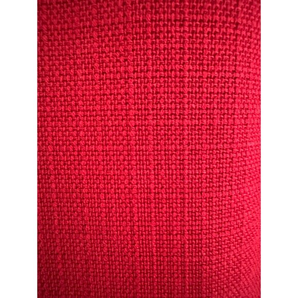 Ann Taylor Red Virgin Wool Knit Sheath Dress w/Pockets Size 12 Lined Classic - Picture 4 of 7